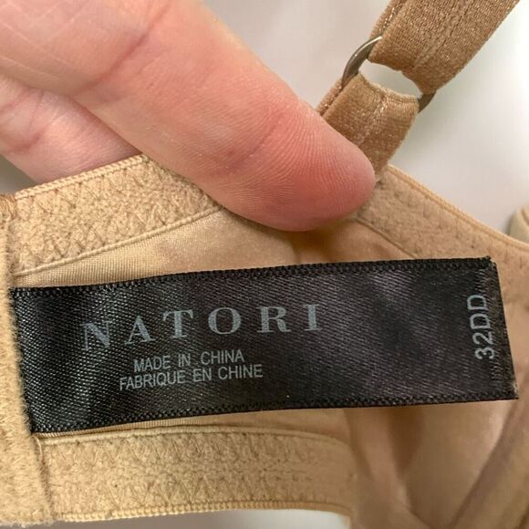 Natori Women's Underwired Padded Push Up Bra Brown Size 32DD - Picture 3 of 8